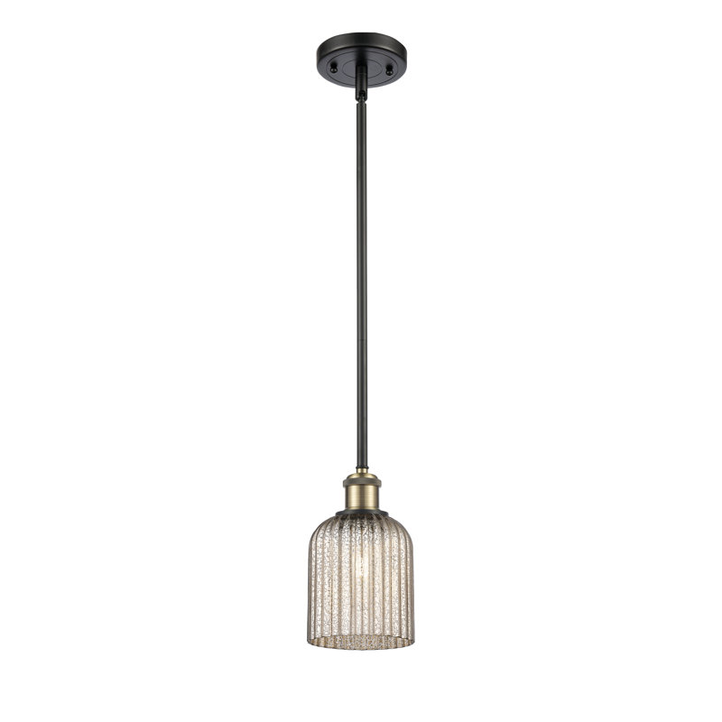 Luminaire suspendu 5 lumières Ballston Addeline, Laiton antique noir, Mercure