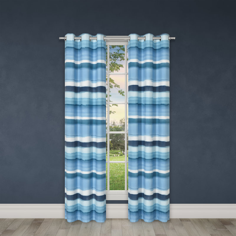 Paire de rideaux obscurcissant en polyester 
