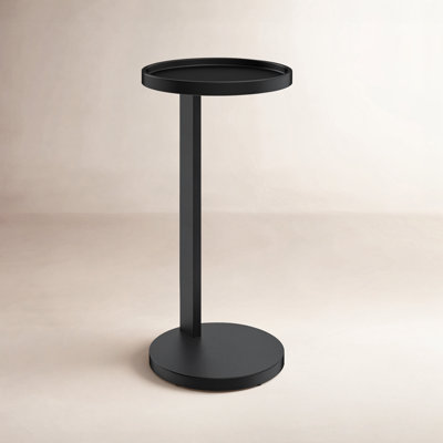 Steel Tray Top Pedestal Plant Stand