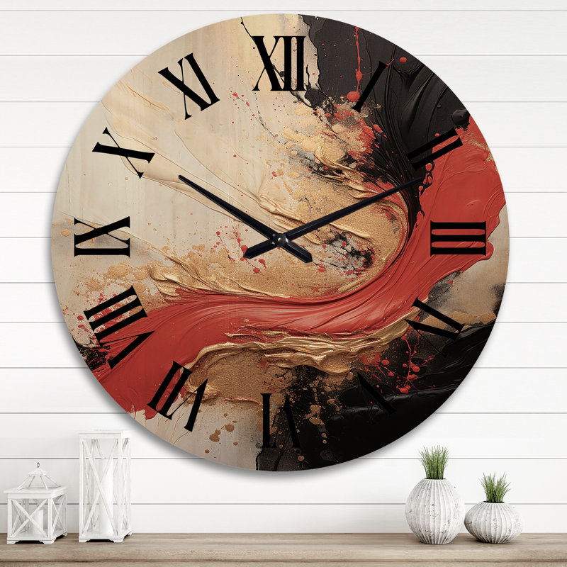 Horloge murale Andilyn, Très grand