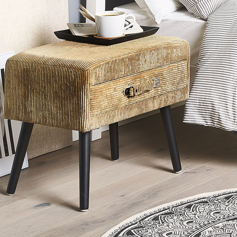 Burgess End Table, Beige