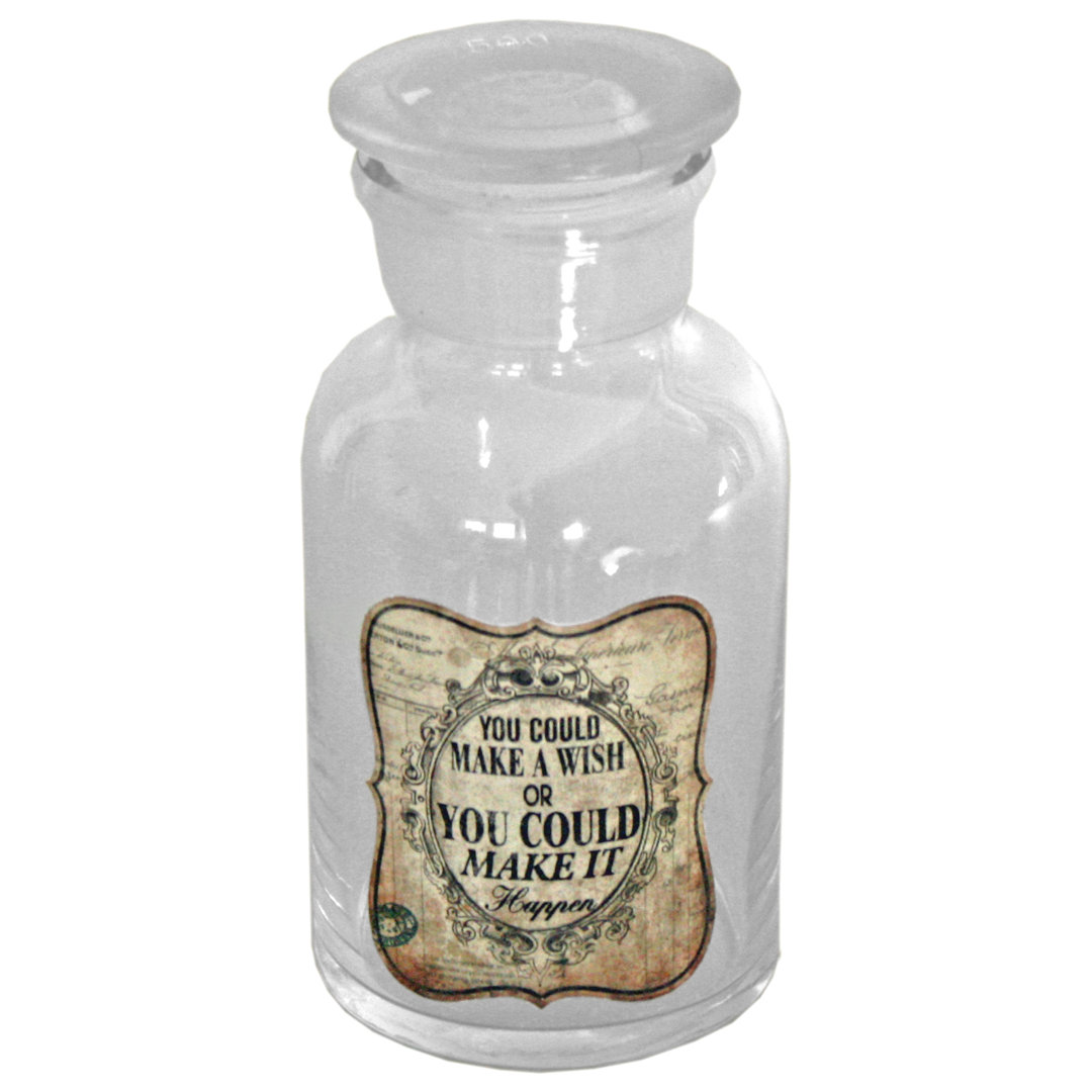 Julia Decorative "You Could Make A Wish…" Jar