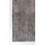 Tapis turc moderne fait à la main de couleur grise fabriqué à la main 4 pi x 7 pi