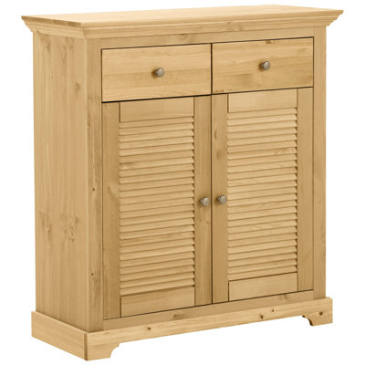 Solid Wood 94.2 cm W Chest of 2 Drawers