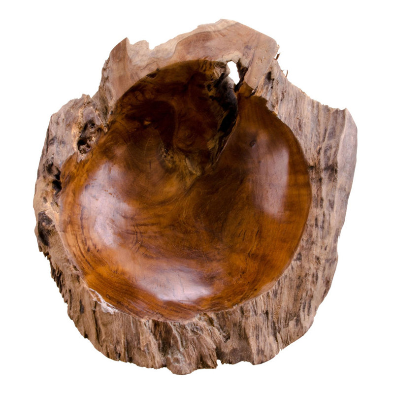 Jaylan Wood Decorative Bowl