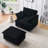 Single Seat Corduroy Sofa With Foot Cushions And Throw Pillows, Suitable For Balcony, Living Room Or Study-326178368