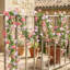 Guirlande Artificielle Morning Glories avec feuilles d'eucalyptus