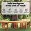 Solid Wood Outdoor Bench-246648655