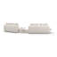 *Overlap Left Bumper Sectional Dk Taupe-2059033142