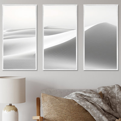 «Eernal Desert Dreams Minimalisme» - ensemble d'art mural minimalisme