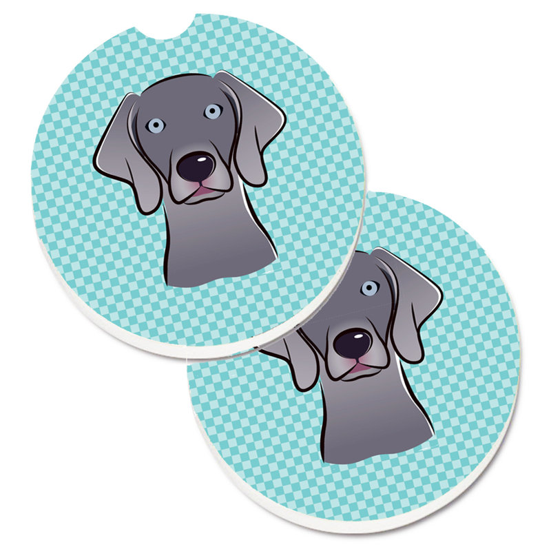 Sous-verre Retriever, Bleu, Weimaraner