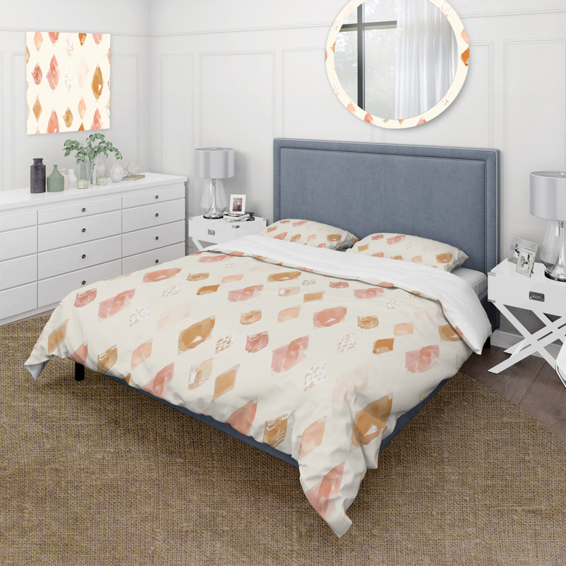 Ensemble de housse de couette Boho, Housse de couette très grand + 2 taies décorativ