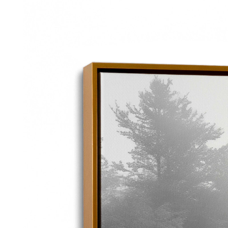 Impression sur toile «Misty Enigma», 1, Cadre doré poli, H 12,75 po x l 12,75 po x P 1,75 po