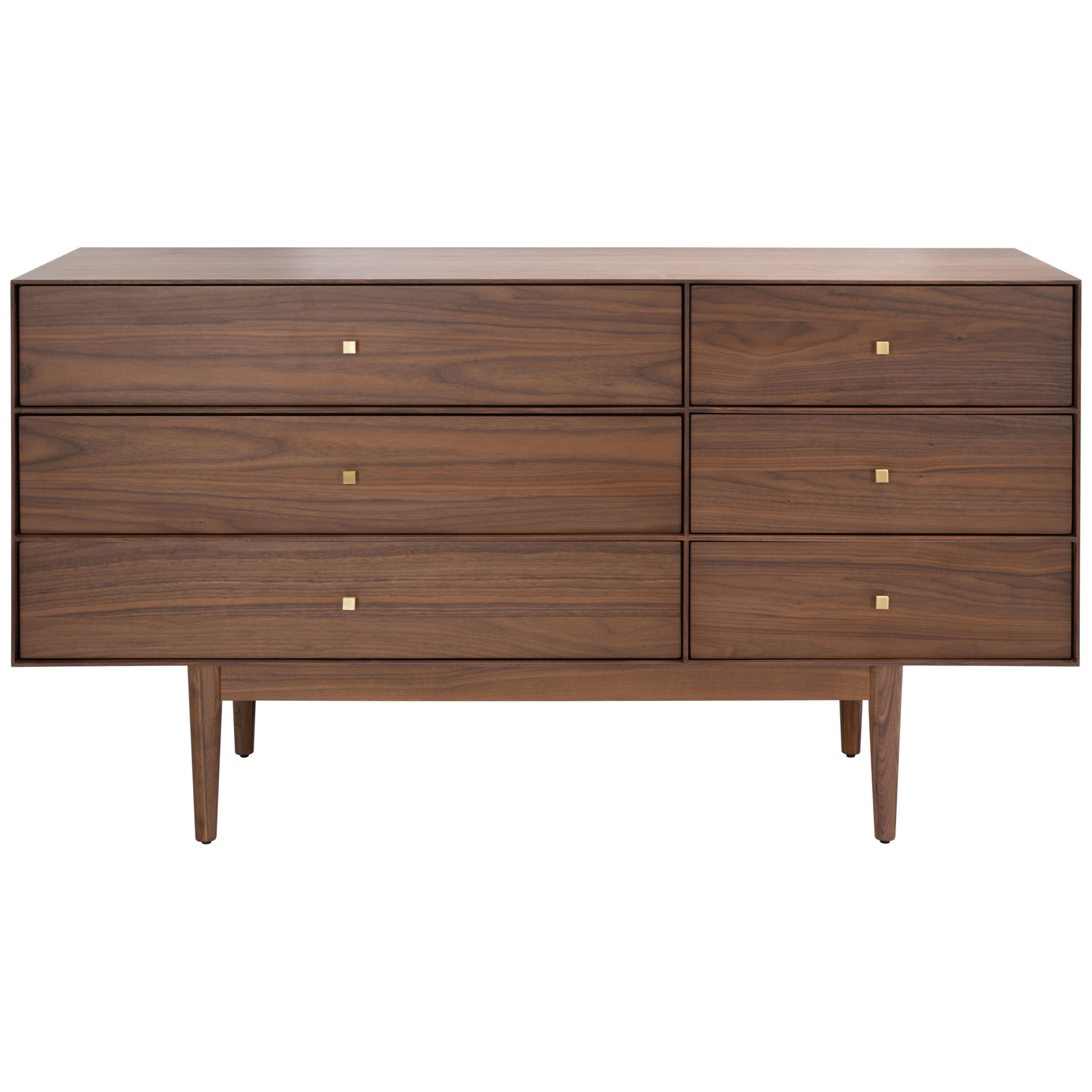 Amarante 55.1 " Walnut Dresser