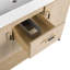 Meuble-lavabo autoportant de 48 po avec lavabo en résine