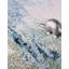Tapis bleu clair tissé à la machine à motif abstrait Keimar-86623064