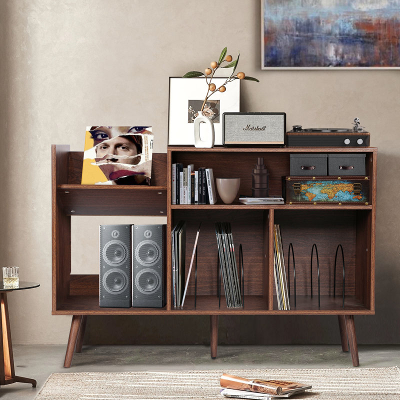 Support pour tourne-disque, Brun
