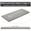 Support de coussin de canapé pour causeuse en mousse haute densité 44 po x 20 po Supports de canapé pour coussins d'affaissement gris clair 1PC