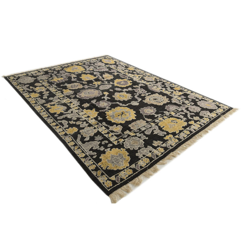 Tapis noir 8 x 10 8 po