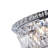Moronta 3-Light 12-inch Chrome and Crystal Basket Flush Mount