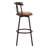 Cassilis Swivel Upholstered Microfiber / Microsuede Counter Stool with Steel Frame-1422986787