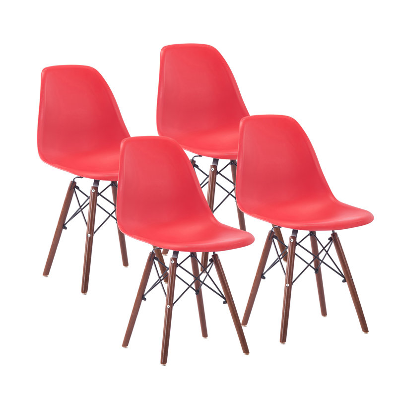 18'' H Side Chair, 4, Red