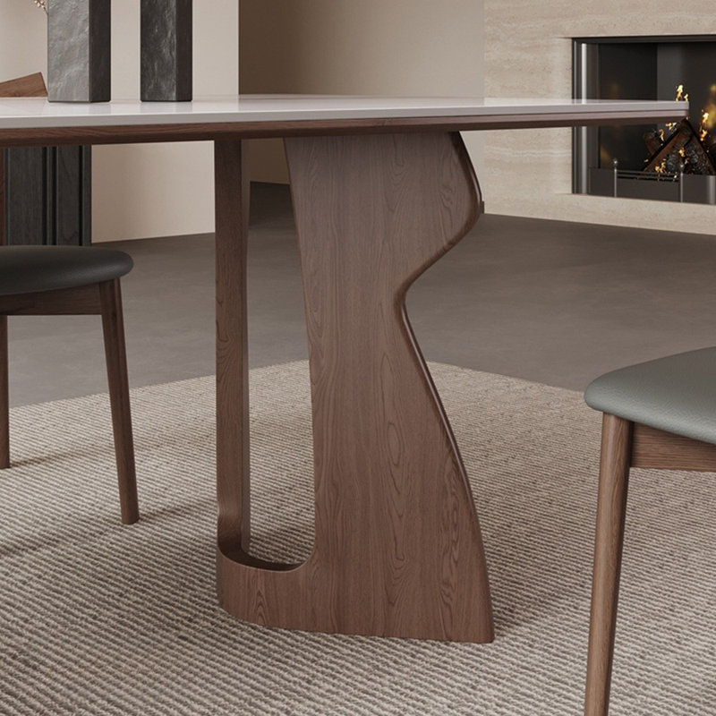 Ensemble de table de salle à manger minimaliste de luxe French Light, H 29,5 po x L 55,1 po x l 31,5 po