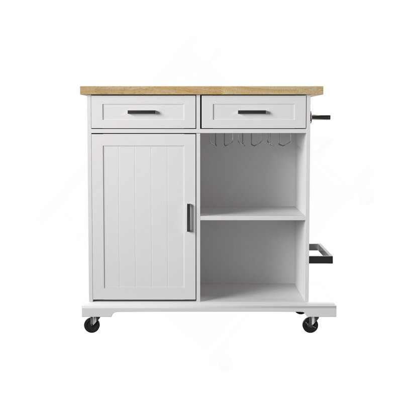 Îlot de cuisine roulant avec rangement Accent