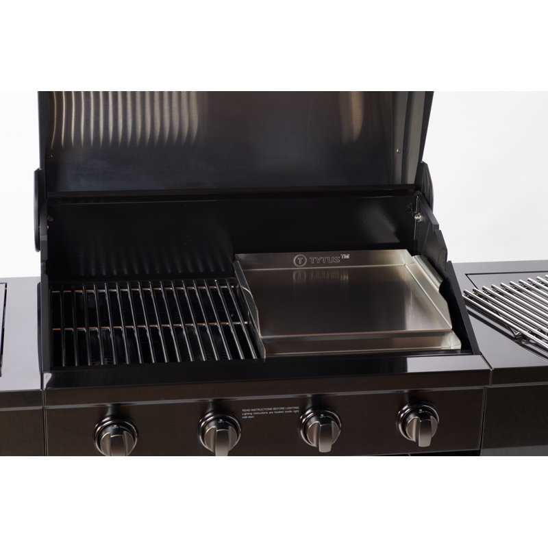 TYTUS 16'' x 14'' Silver Stainless Steel Griddle