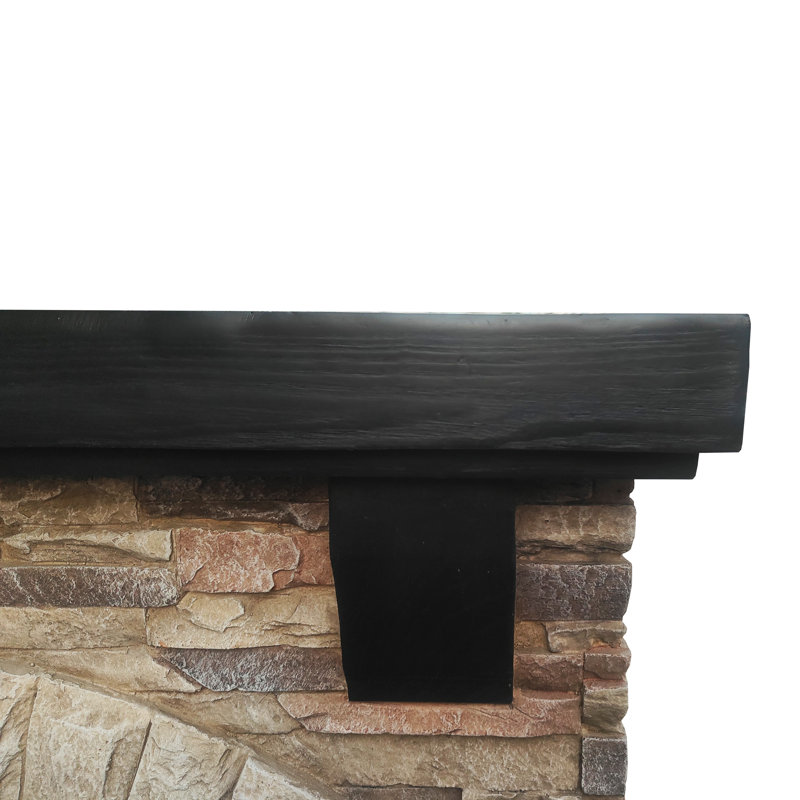 Merriam 45.25'' W Electric Fireplace & Mantel Package with 5100 BTU, Gold