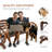 56 In. Cedar Wood Wagon Wheel Bench