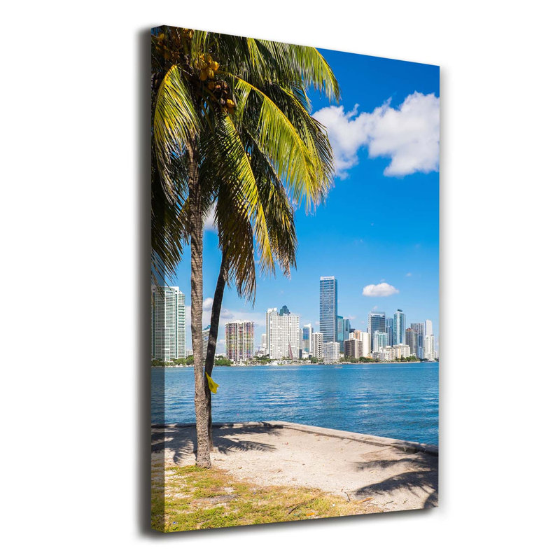 Miami - Wrapped Canvas Print