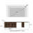 Jarisa 110.24'' W Storage Credenza， Retracted Extendable TV Stand -Wood TV Console Media Cabinet with Storage-141817451