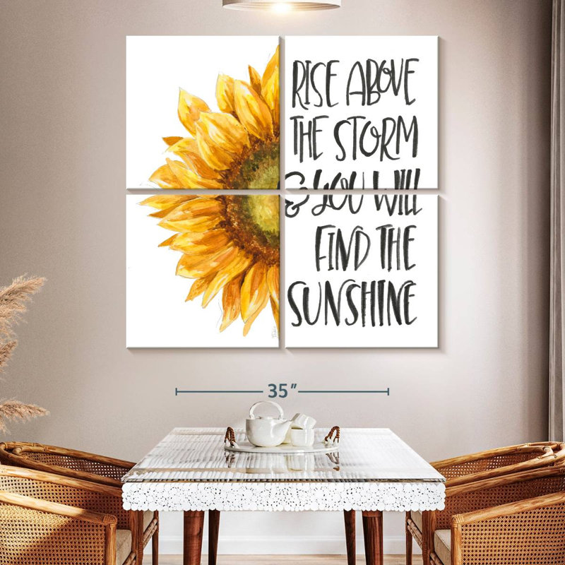 Inspiration tournesol Tergel Harvest, H 50 po x l 50 po