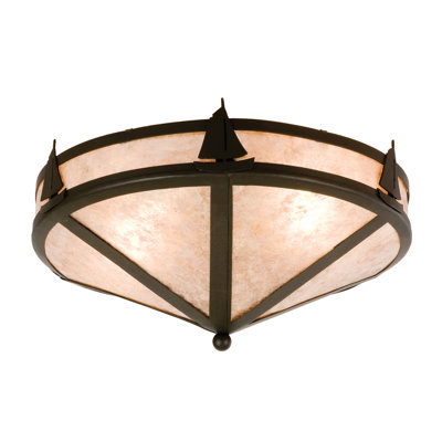 Rustic Lodge 2 - Light Flush Mount