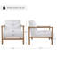 Fauteuil d'appoint rembourré l 27,56 po Friesen avec structure en frêne massif-23242587