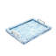 Plateau décoratif | Plateau décoratif incrusté d'os | Ensemble de 2-122501773
