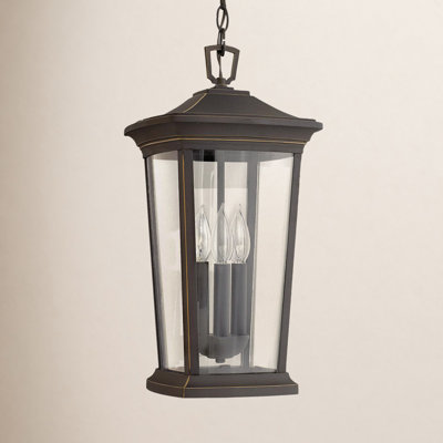 Transparent Outdoor Metal Hanging Lantern