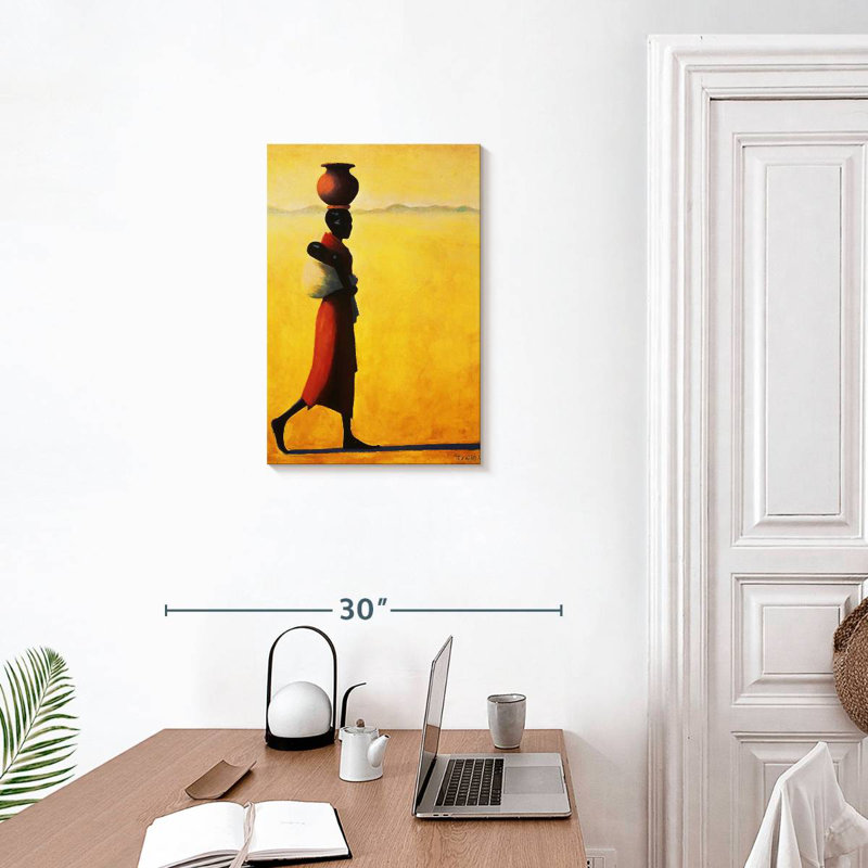 Lelend Woman Walking, 24" H x 16" W