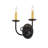 13" Wide Squire 2 Light Wall Sconce