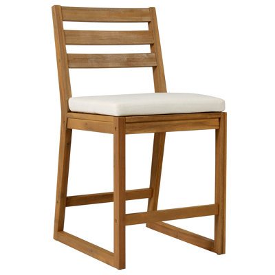 Ensemble de bar de patio rustique 5 pièces, ensemble de table de patio et chaises avec chaises ergonomiques, plateau de table à lattes en bois massif pour bord de piscine, balcon, cour arrière, porche