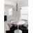 Christopher 4 - Light Steel Sputnik Modern Linear Chandelier-23264362