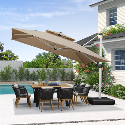 3.6m Square Cantilever Parasol