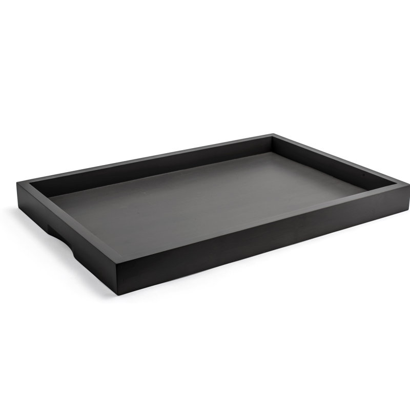 Bali Bamboo Tray - Set of 4, Black