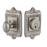 Nostalgic Warehouse Egg & Dart Plate Single Cylinder Deadbolt