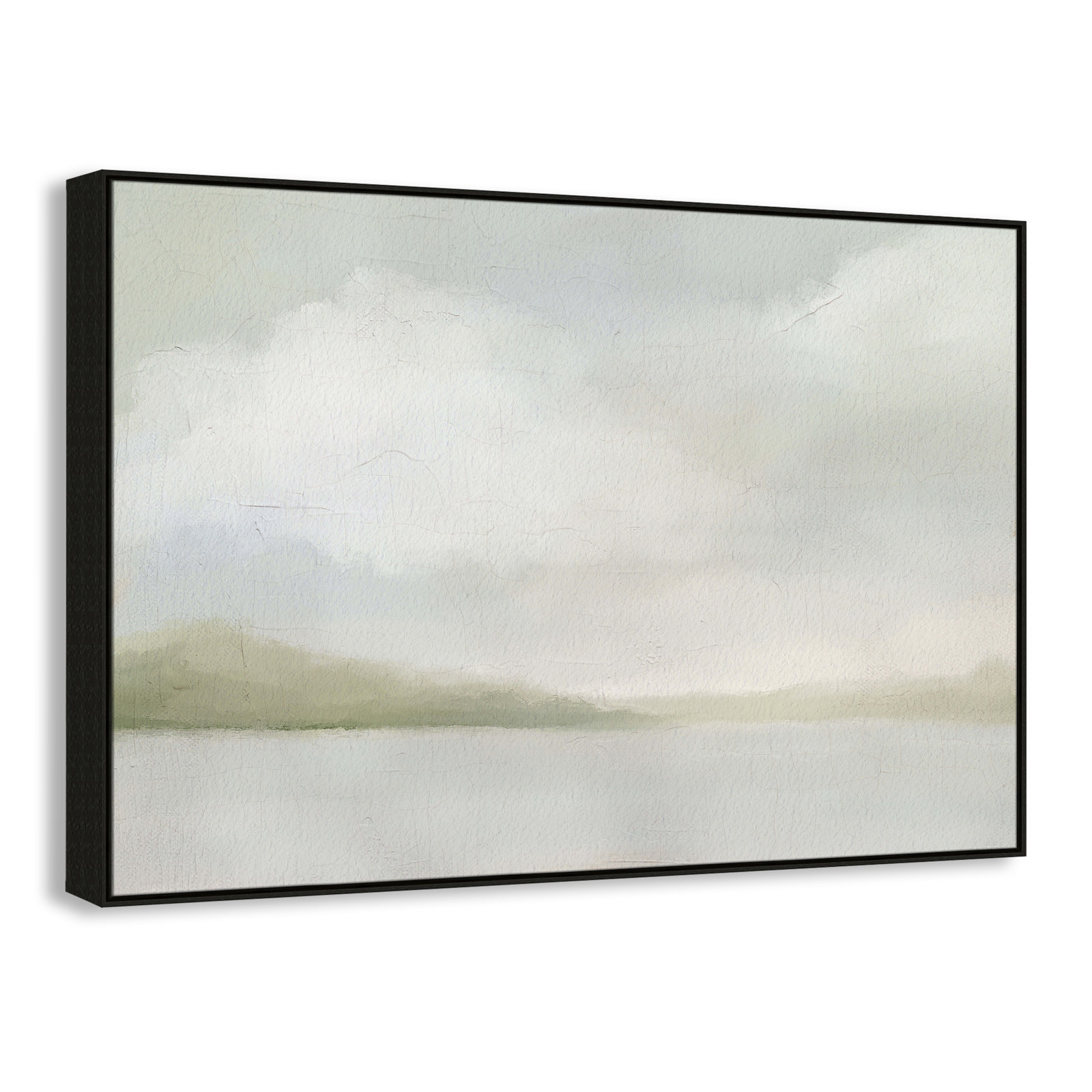 A Tranquil Morning, 41.5" H x 61.5" W, Espresso