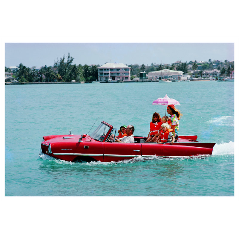 Sea Drive Print by Slim Aarons, Unframed, 32.5" H x 48.5" W x 0.1" D