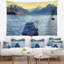 Tapisserie glacier national park lake shore-28487324