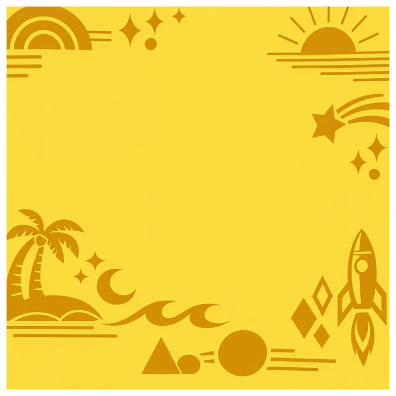 Rideaux de plage, rideaux occultant et rideaux de plage Yellow Beach - 1 panneau, 50" x 80" - 1 Panel, Sheer