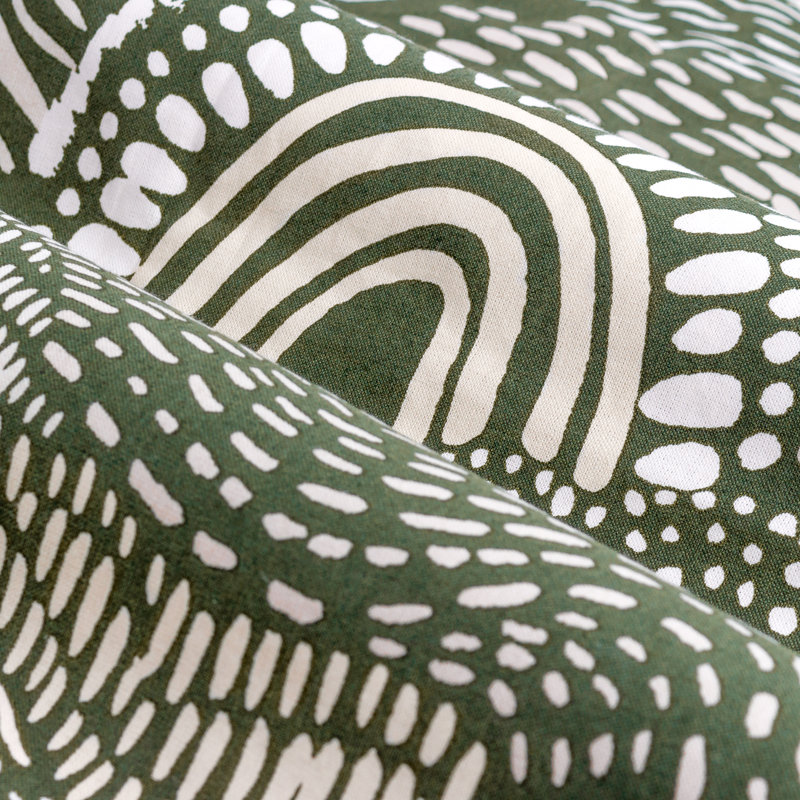 Burla Room Darkening Curtain Pair, Green, 117 W x 183 D cm